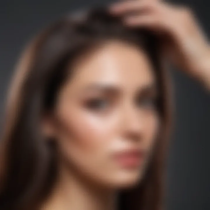 DIY hair mask application