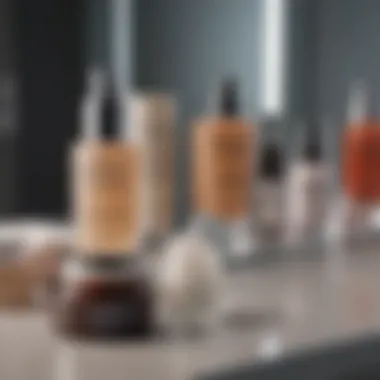 Over-the-Counter Remedies Assorted over-the-counter creams and serums displayed on a vanity