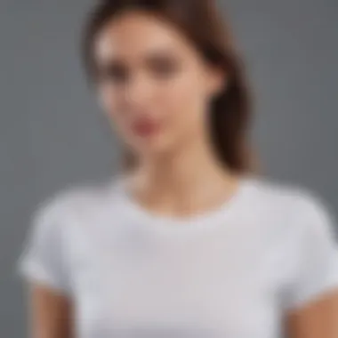 The Essence of Classic White T-Shirt Design Classic white t-shirt design showcasing simplicity and elegance