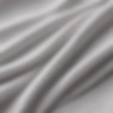 Quality Fabric Texture of White T-Shirts Close-up of fabric texture highlighting quality craftsmanship