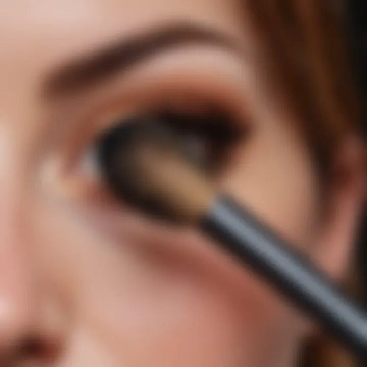 Close-up of the brush showcasing thermal technology