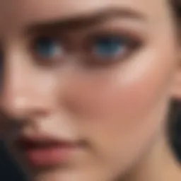 Color palette showcasing shades that enhance blue eyes