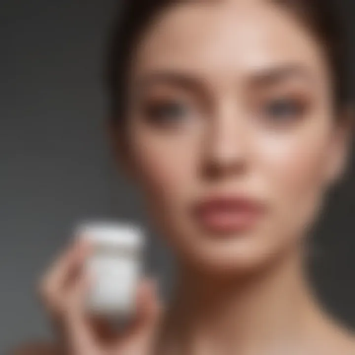 Visual representation of different skin types and suitable moisturizer options