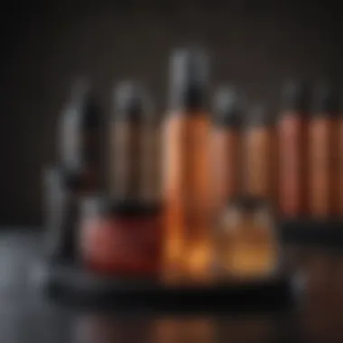 Aftercare Essentials for Straightened Hair Aftercare products displayed elegantly for hair maintenance
