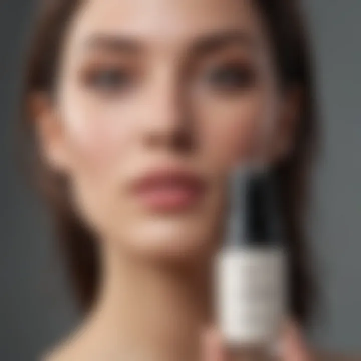 Illustration of skin types with corresponding BB cream recommendations