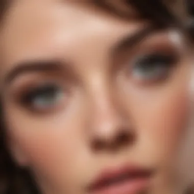 Achieving Stunning Lashes with Non-Waterproof Formulas Beautifully made-up eyes featuring well-defined lashes