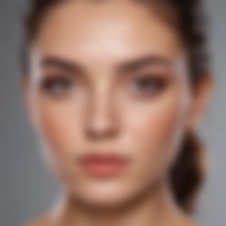 Application techniques for castor oil on eyebrows