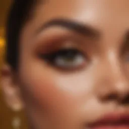 A vibrant array of black-owned eyeliner products showcasing diversity in shades