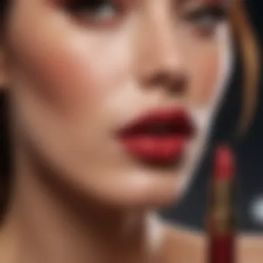 Cultural Inspirations of Secret Salma Lipstick Artistic representation of the cultural influences behind Secret Salma Lipstick