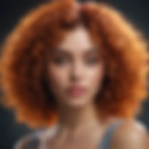 Vibrant curly hair showcasing the effects of color safe shampoo