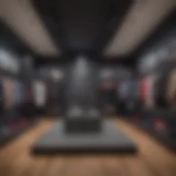 Stylish Lululemon apparel on display in a vibrant store environment