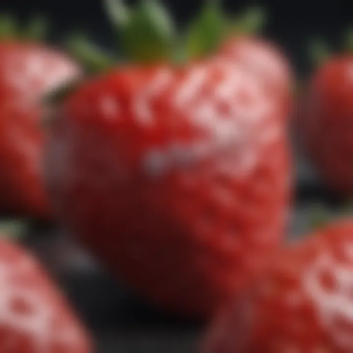 Detailed view of DPHue Gloss Strawberry product packaging