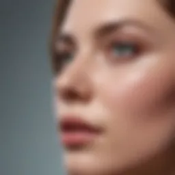 A close-up of a skincare product with pore-minimizing properties.