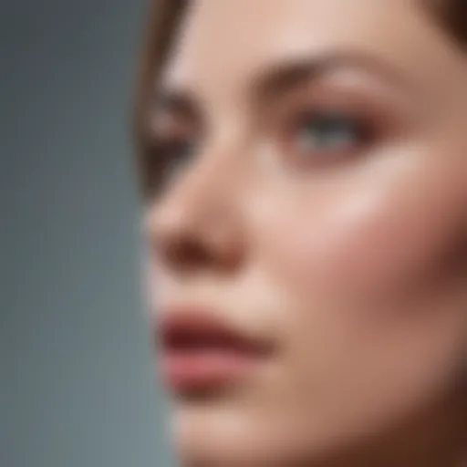 A close-up of a skincare product with pore-minimizing properties.
