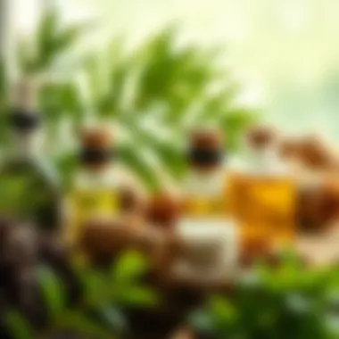 Natural Remedies for Skin Care Natural remedies displayed in a serene setting.