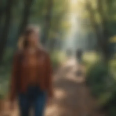 A scenic walking trail ideal for conversation and connection.