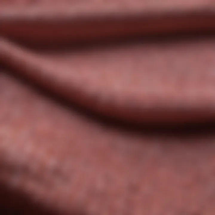 A close-up of unique fabric patterns and textures embodying gender neutrality.