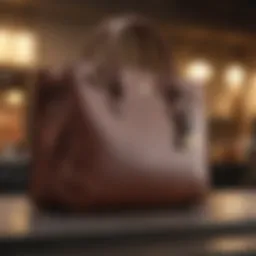 Stylish tote bag for laptop with elegant design