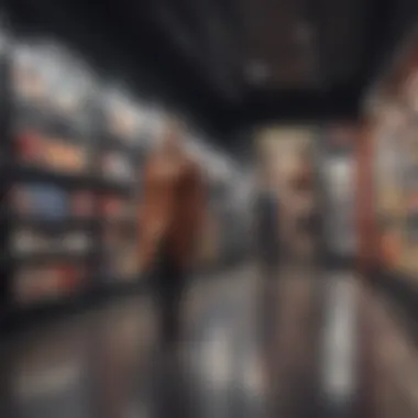 Contemporary Virtual Shopping A modern virtual shopping experience highlighting the latest trends in e-gifting.