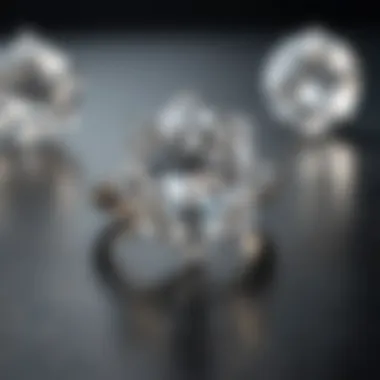 Diagram illustrating the unique properties of Moissanite