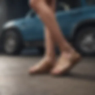 A fashionable outfit paired with limited edition Birkenstock sandals