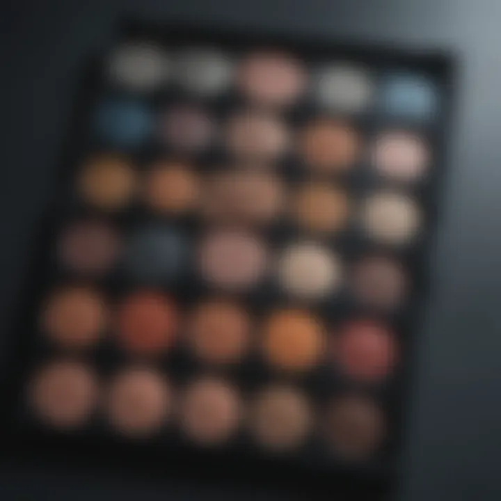 Selection of popular natural eyeshadow palettes