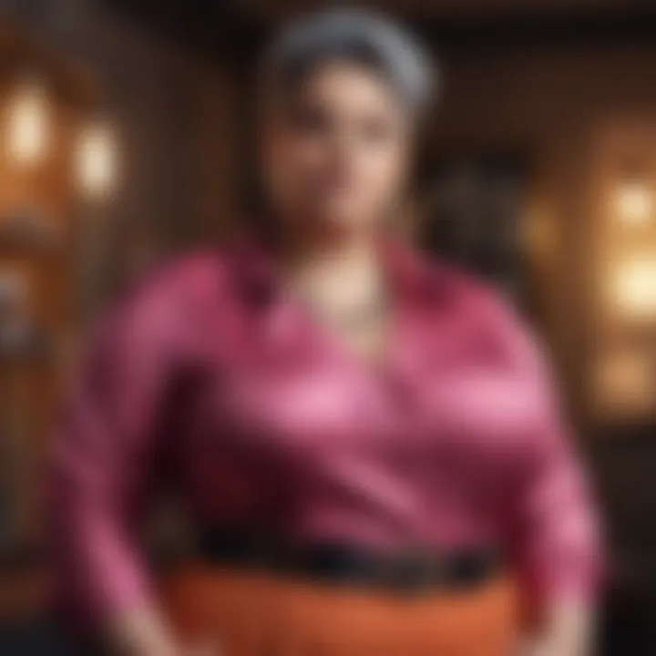 A styled outfit with a focus on accessories that enhance non-binary fashion expression