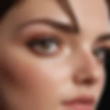 A side-by-side comparison of lash health with and without serums