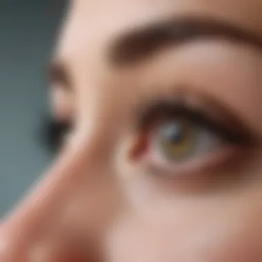 Infographic illustrating the science behind eyelash growth
