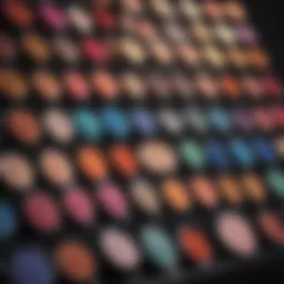 A vibrant display of non-toxic makeup products at Target