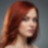 A vibrant array of red hair shades suitable for neutral skin tones