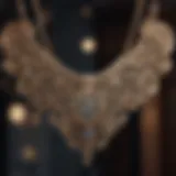 Artistic representation of signs necklaces showcasing intricate designs