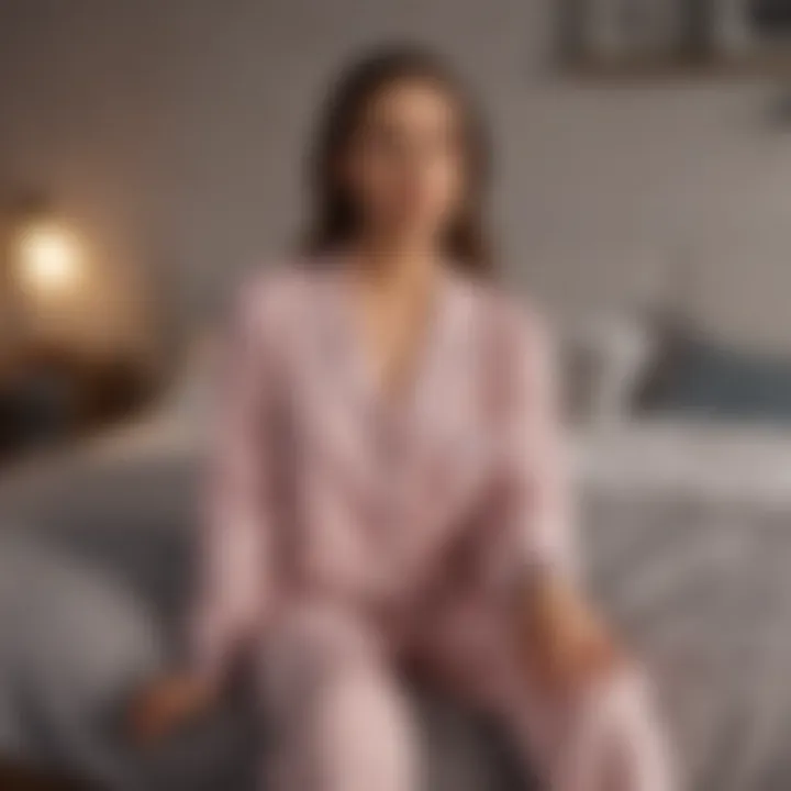 Cozy home environment emphasizing the impact of remote work on sleepwear