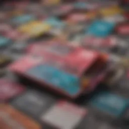 Colorful assortment of fashion coupons