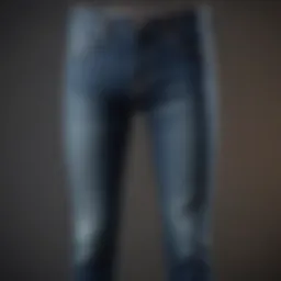 Elegant display of Still Here NYC jeans showcasing unique design
