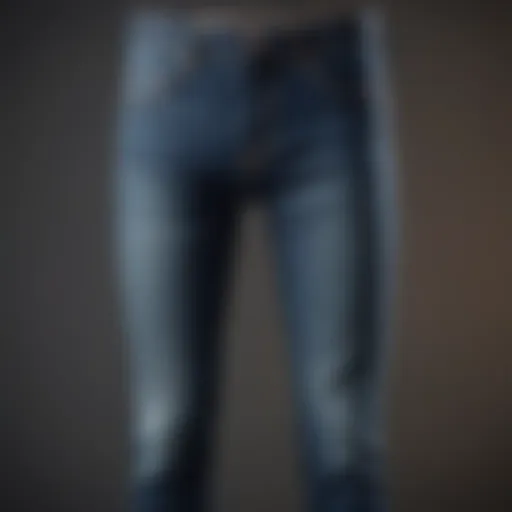 Elegant display of Still Here NYC jeans showcasing unique design