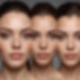 A close-up of diverse faces showcasing unique beauty standards.
