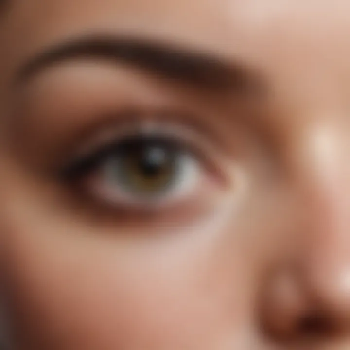 Visual guide showcasing different eye shapes and suitable eyeliner styles