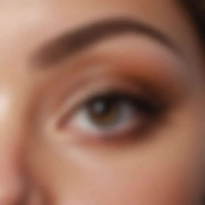 Collection of trending lower eyelid liner products in a chic setting