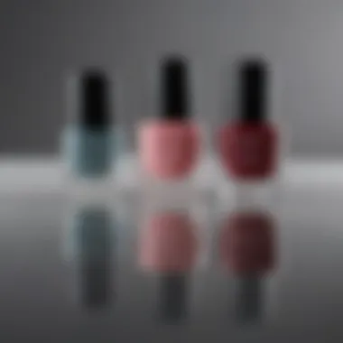 Brand Comparison of No Chip Nail Polishes A side-by-side comparison of different brand no chip nail polishes.