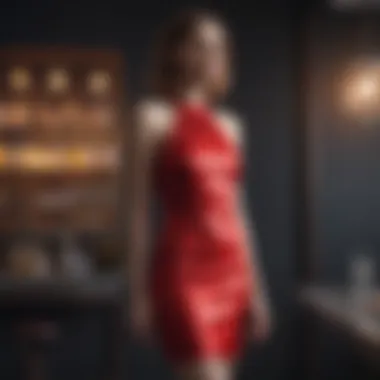Trendy Cocktail Fashion Stylish cocktail dress displayed on a mannequin