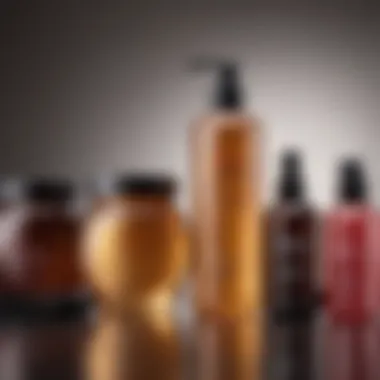 An elegant display of effective hair care products.