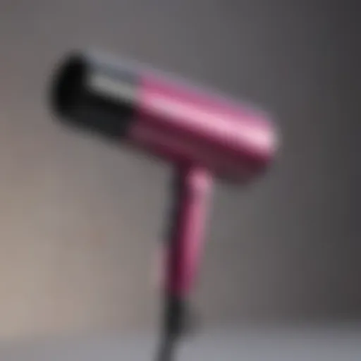 A sleek fast hair dryer showcasing innovative technology