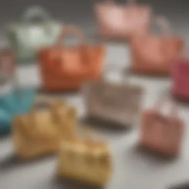 Kendra Scott bags displayed in various styles and colors