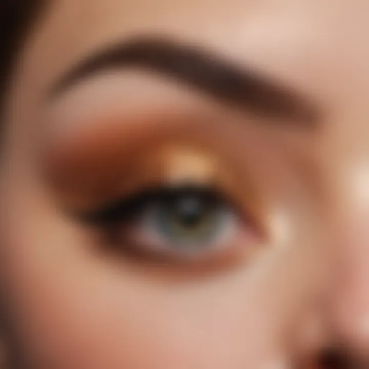 Innovative eyeliner techniques applied on model