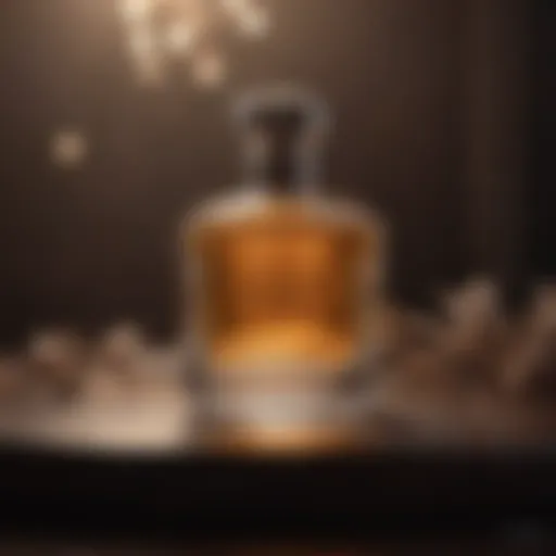 Elegant bottle showcasing a luxury cologne