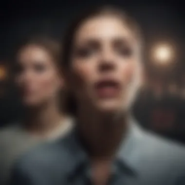 Psychological Engagement in Horror A visual metaphor for the psychological engagement in horror cinema.