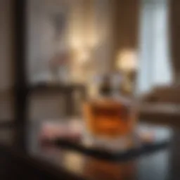 Elegant living space enhanced by fragrance