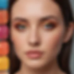 A collection of various tint toners showcasing vibrant colors