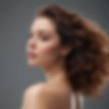 Visual representation of hair types benefiting from moisture shampoo